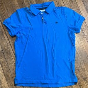 Vintage Men’s Aeropostale Bright Blue/Teal Polo Shirt